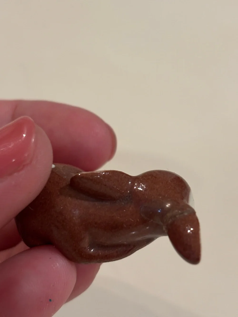 Vintage Hagen Renaker Mini Fawns Sitting And Sleeping Brown Spotted Deers